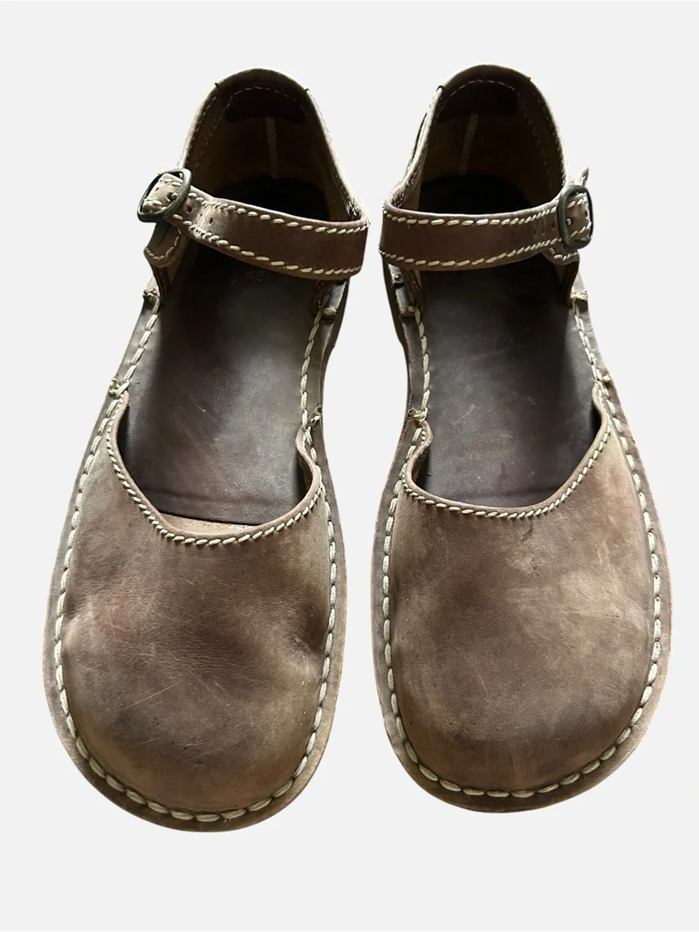 Duckfeet ‘Mols’ Leather Mary Jane Shoes Cocoa EU 45 US Men's 11.5 / 12. Unisex